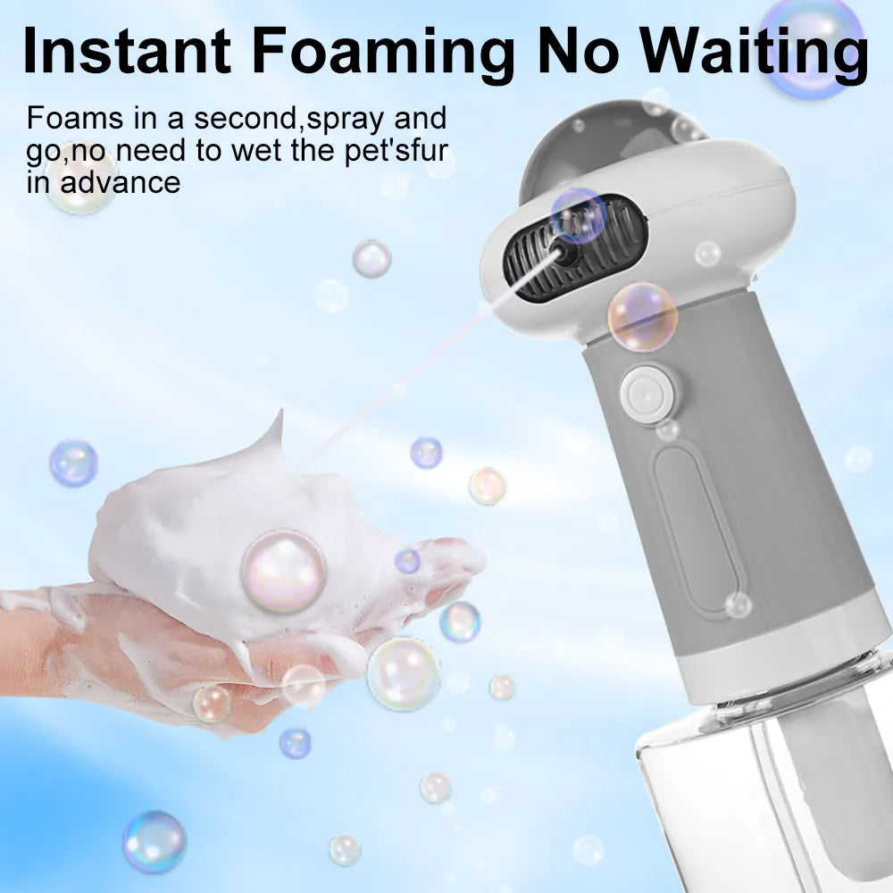 Electric Pet Bathing Machine Shampoo Convenient Dog Cleaning Soap Dispenser Easy To Use Wireless Automatic Foam Sprayer