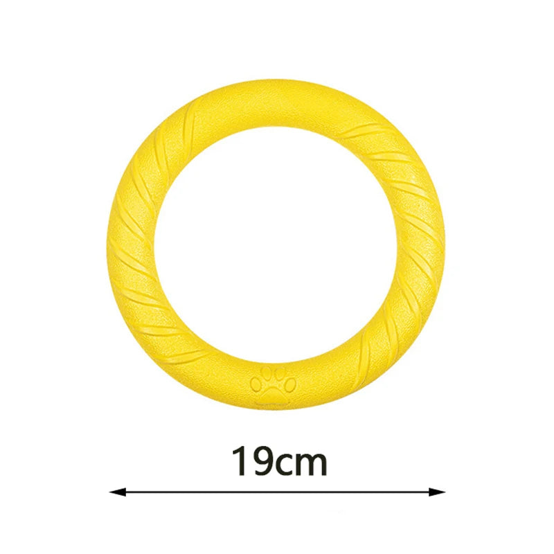 Dog Ring Toys Pet Flying Disk Training Ring Puller Anti-Bite Floating Interactive Supplies Dog Aggressive Chewing Toys 2026