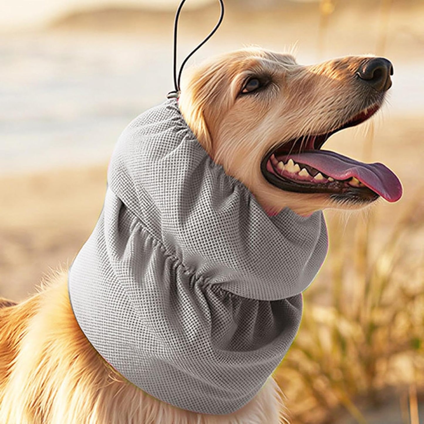 Dog Cooling Bandana, Dog Cooling Snood Breathable Pet Coolings Collar Elastic Pet Scarf For Summer Hot Weather Comfortable Headwear For Beach Sleep Travel Camping Walking,S/M/L | FREE SHIPPING