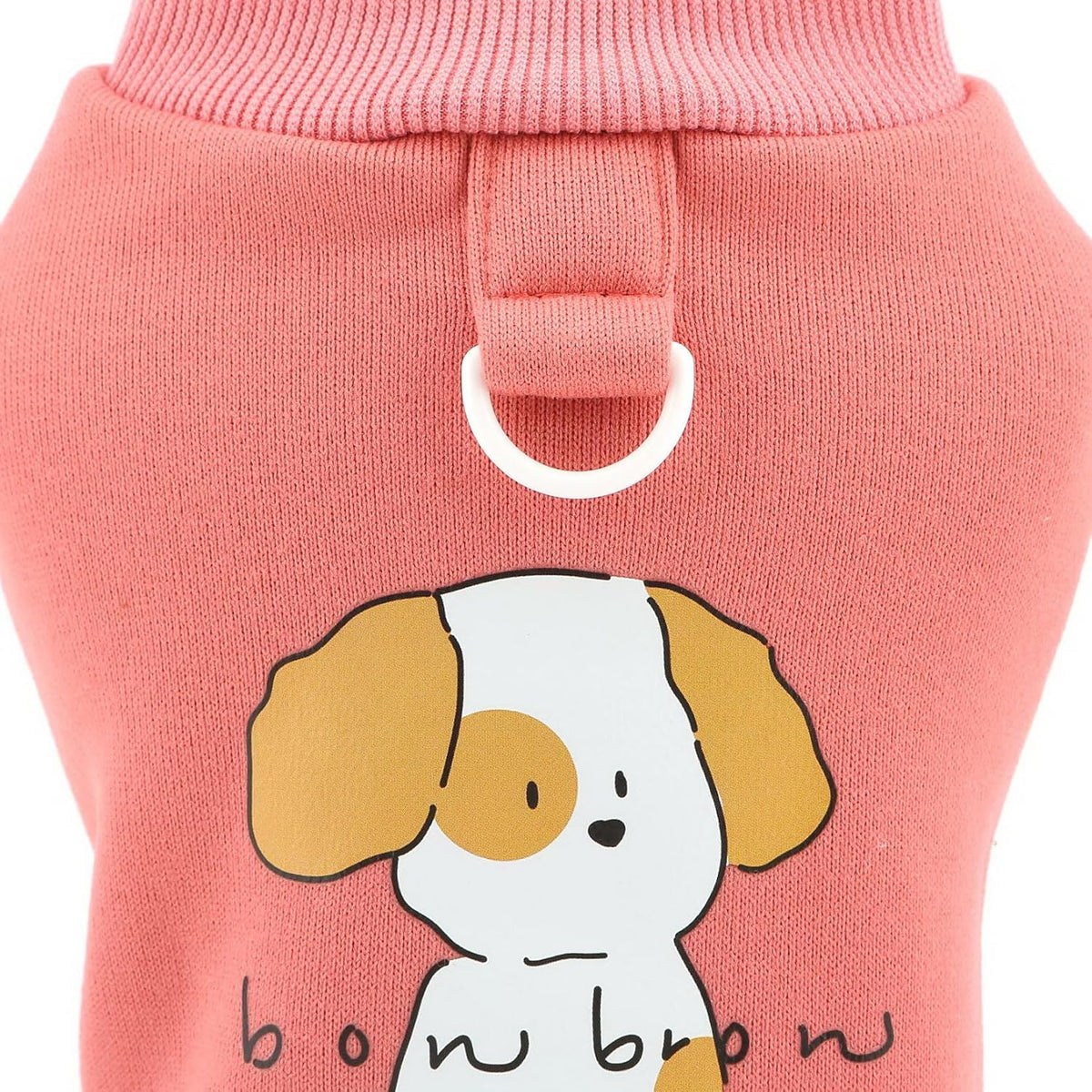 Fleece-Lined Dog Sweatshirt for Extra Small Dogs — Pink XS