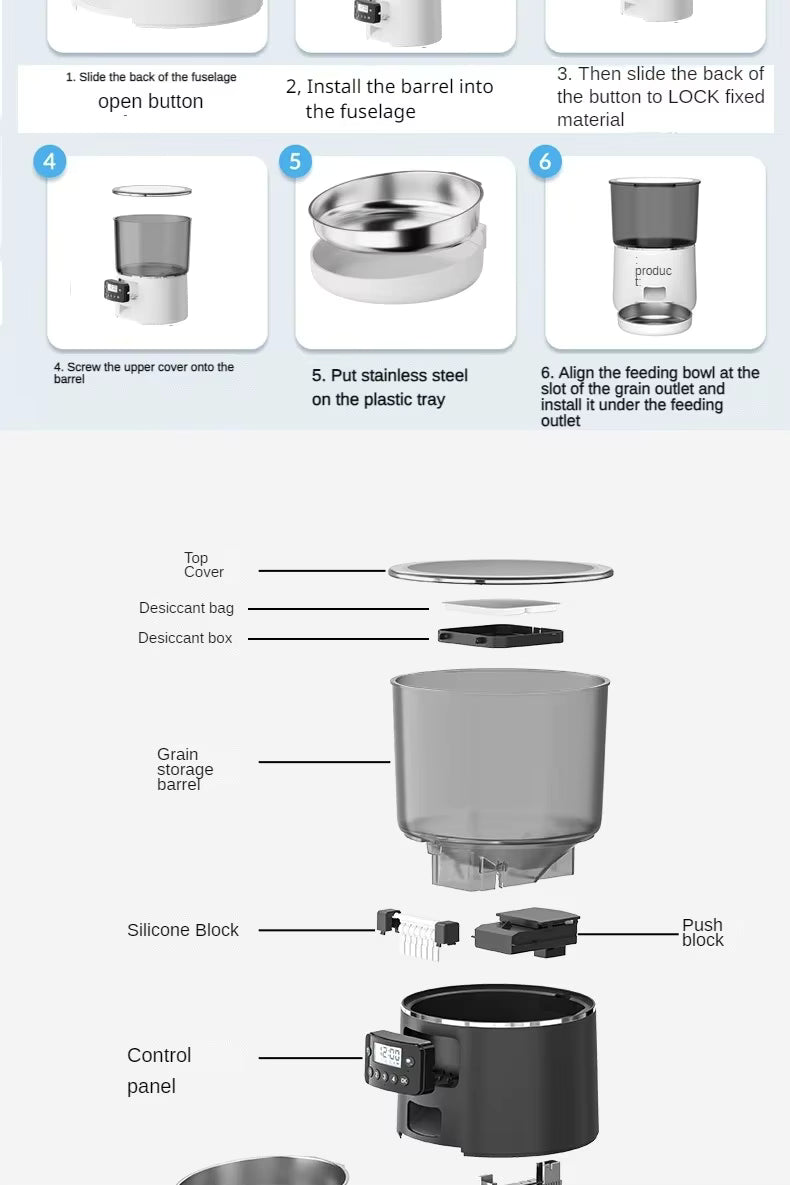 Automatic Pet Feeder (Button Version)