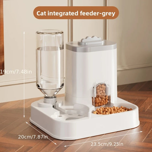 2 In 1 Automatic Pet Feeder For Cats Dogs Water Dispenser Food Bowl Drinking Feeding Device Durable Pet Supply | FREE SHIPPING