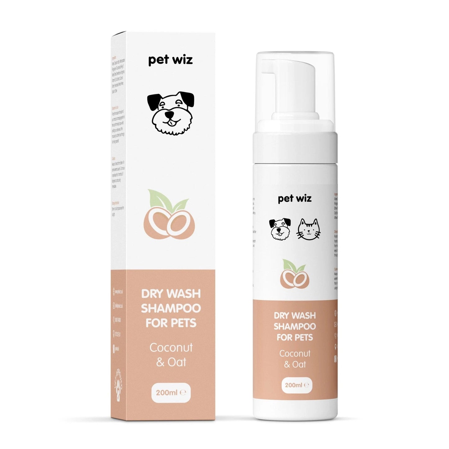 Dry Wash Shampoo for Pets – Soothing & Deodorising | FREE SHIPPING