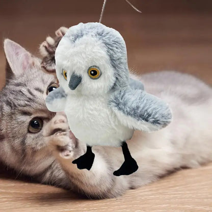 interactive automatic flapping bird cat toy USB rechargeable indoor UK Happy Furry