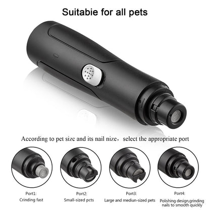 rechargeable USB pet automatic dog nail grinder animal clipper UK Happy Furry