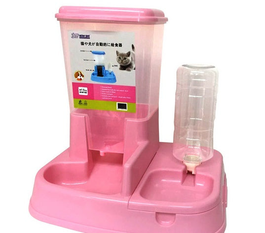 automatic feeder pets cats dogs scheduled dispenser UK Happy Furry