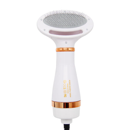 two in one pet hot air comb hair dryer one click hair removal UK Happy Furry