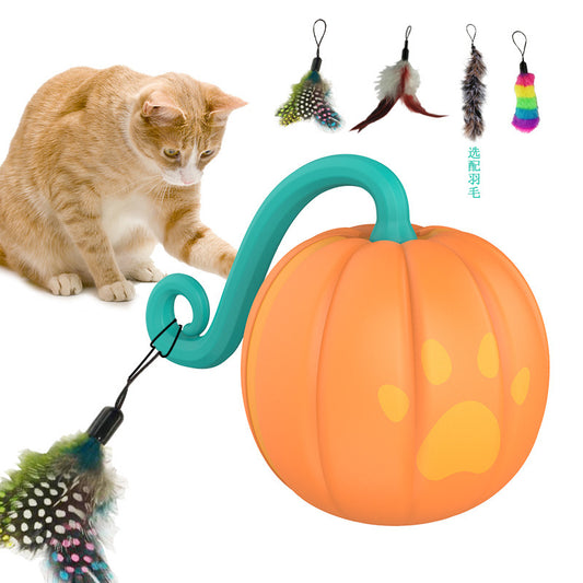 electric smart funny cat luminous ball interactive pet toy UK Happy Furry