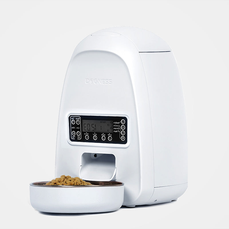 cat automatic feeder intelligent dog timing ration food UK Happy Furry
