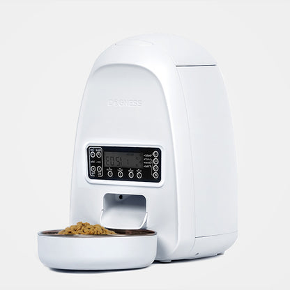 cat automatic feeder intelligent dog timing ration food UK Happy Furry
