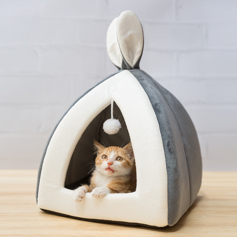 cat house villa bed small dog kennel UK Happy Furry