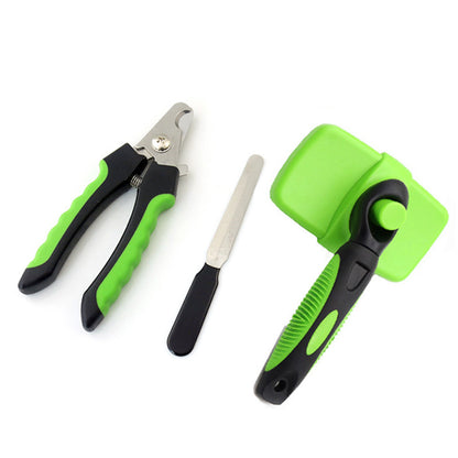 pet hair removal grooming comb cleaning kit nail clippers UK Happy Furry