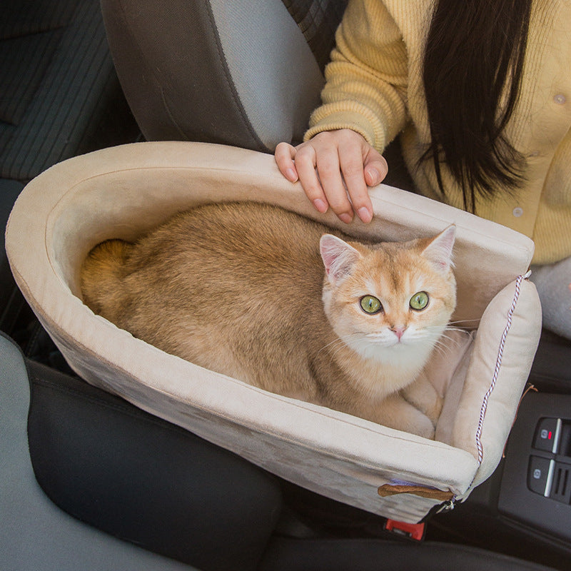 car safety cat dog bed travel central control pet seat carrier UK Happy Furry