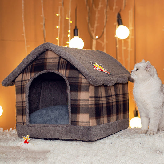 wanghong pet house dog cat four seasons UK Happy Furry