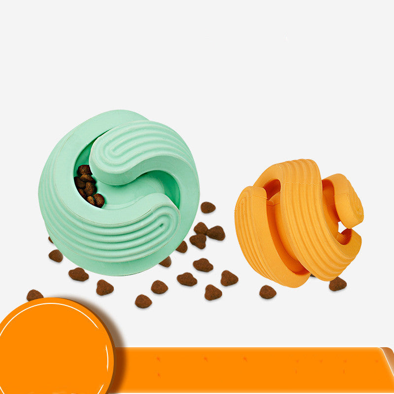 pet dog toy ball bite resistant teeth cleaning UK Happy Furry
