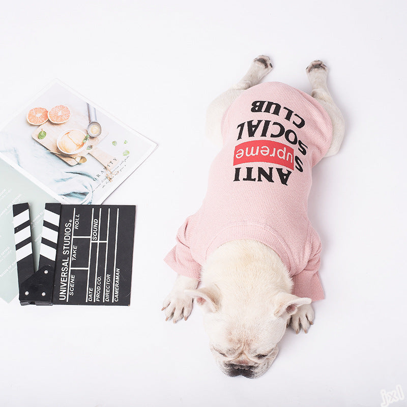 milk dog two legged casual pet clothing stylish UK Happy Furry