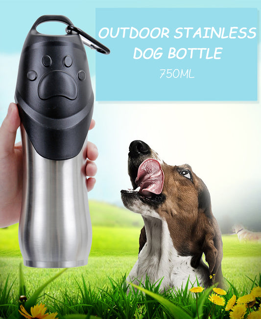 household pet drinking bottle outdoor portable waterer cat dog UK Happy Furry