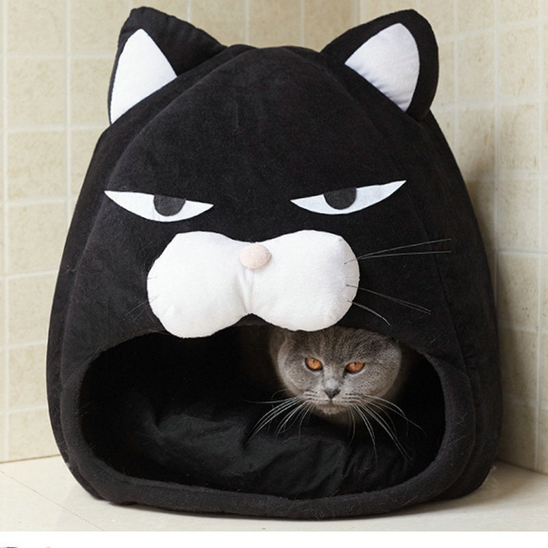 cat house bed mat sleeping nest pet bed UK Happy Furry