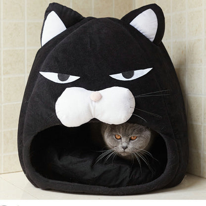 cat house bed mat sleeping nest pet bed UK Happy Furry