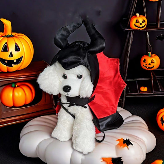 halloween funny bat cloak pet spooky cape dog cat UK Happy Furry