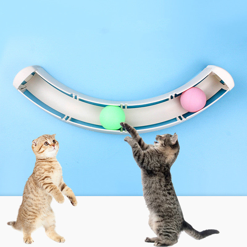 cat sucker track ball cat ball toy UK Happy Furry
