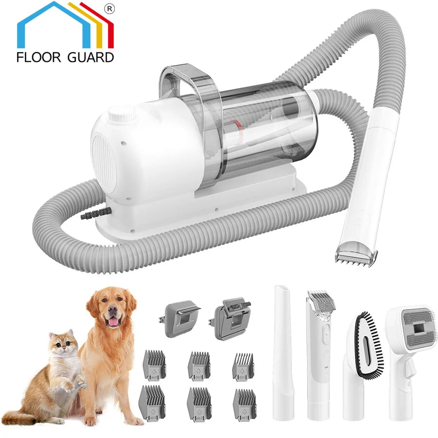 dog grooming vacuum kit 4 in 1 2.3L pet hair vacuum brush cleaner UK Happy Furry