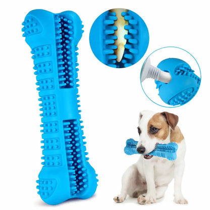soft rubber dog toothbrush stick 360 degree teeth cleaning puppy UK Happy Furry