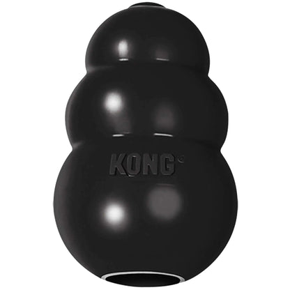 KONG extreme dog toy toughest natural rubber black chew fetch UK Happy Furry