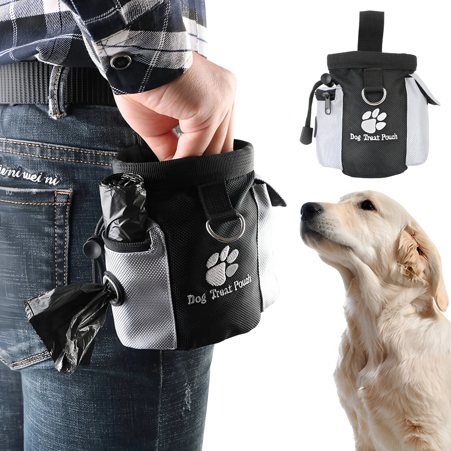 dog training fanny pack multi functional treat reward waist bag UK Happy Furry