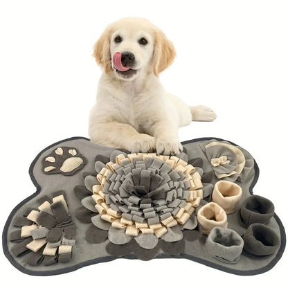 pet sniffing mat dogs interactive slow feeding foraging training UK Happy Furry