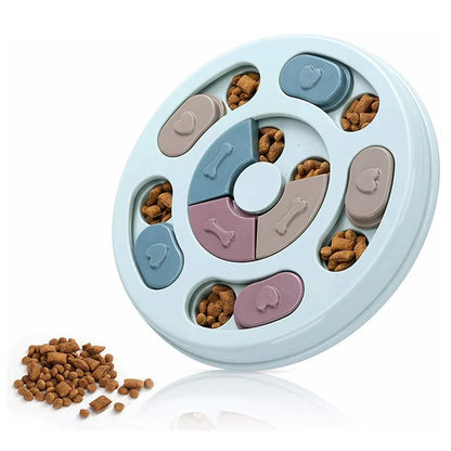 dog food hiding slow feeder bowl interactive educational toy UK Happy Furry