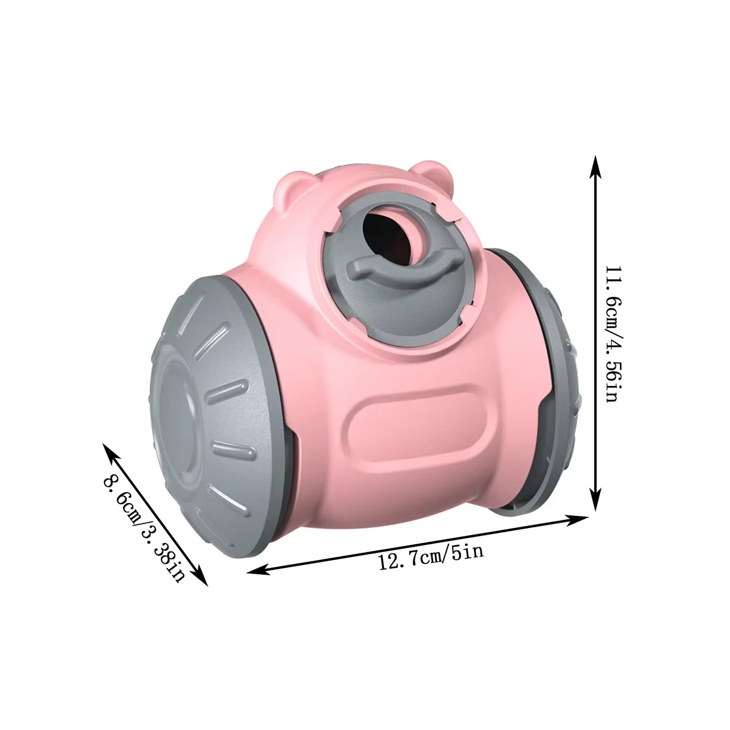 pet food leaking toy pink UK Happy Furry
