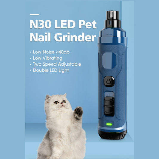 pet nail piercing device LED double speed USB charging low noise UK Happy Furry