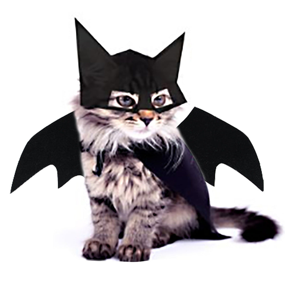 halloween pet mask bat wings corset costume set dog cat UK Happy Furry