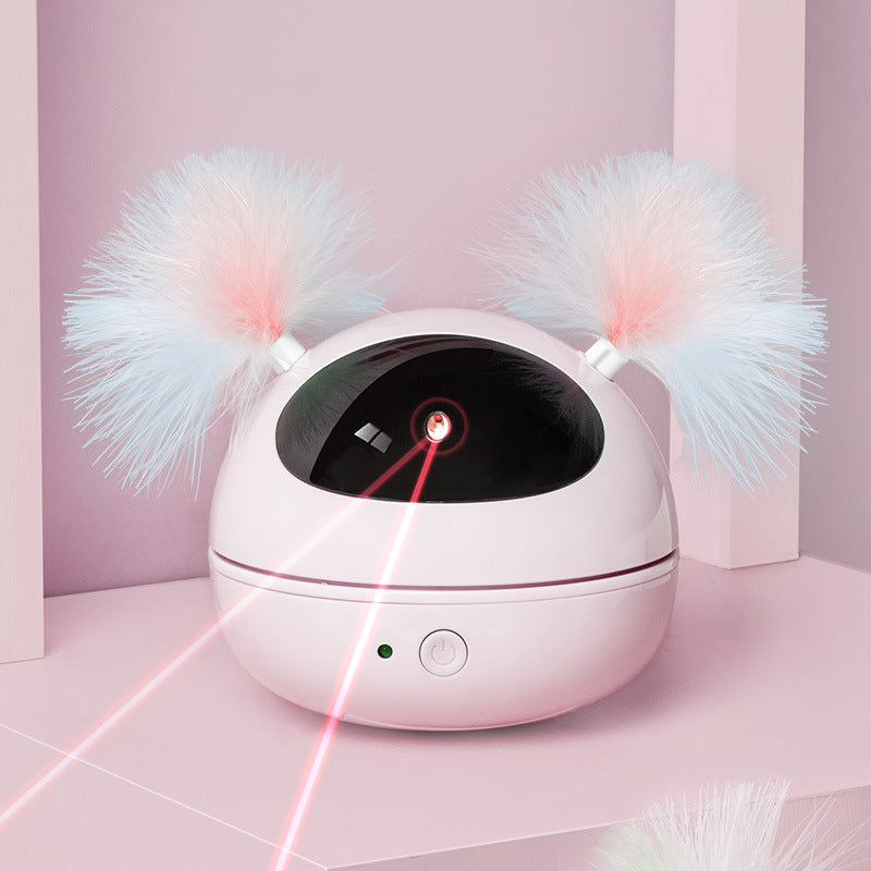 automatic electric cat toy interactive self playing UK Happy Furry