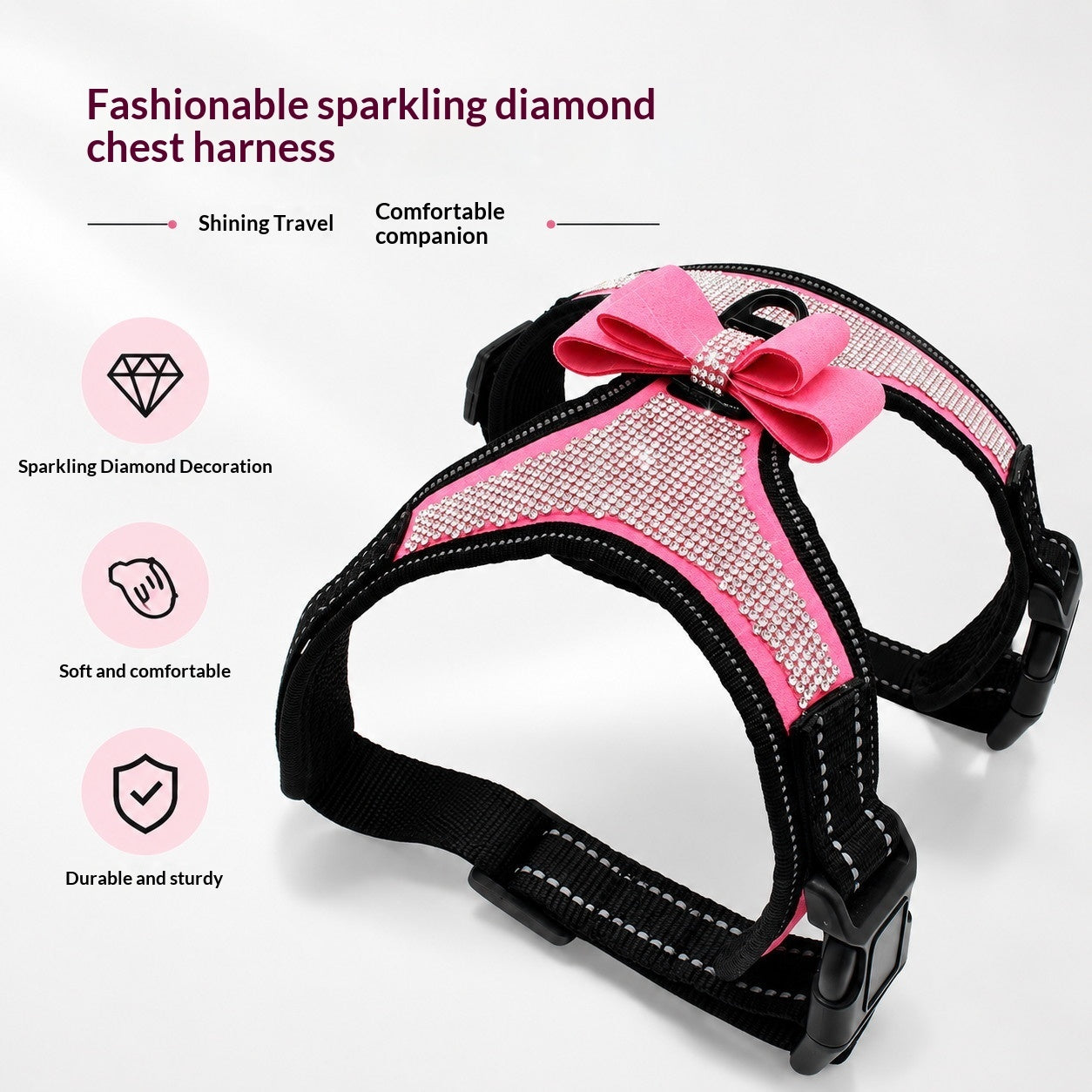 outdoor dog harness small medium dogs UK Happy Furry
