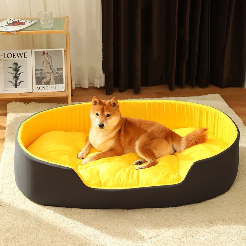 dog bed pet nest cat mat comfortable sleeping UK Happy Furry