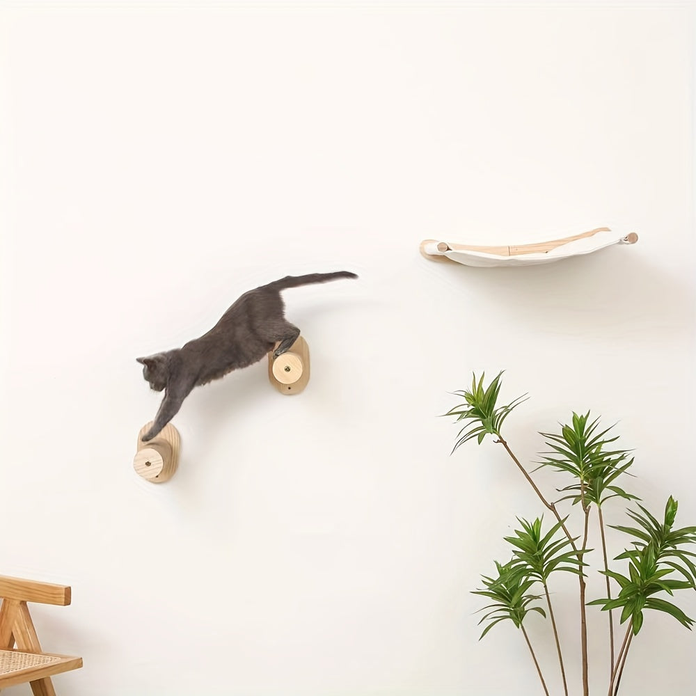 wall cat tree space saving indoor activity centre sisal climbing tube UK Happy Furry