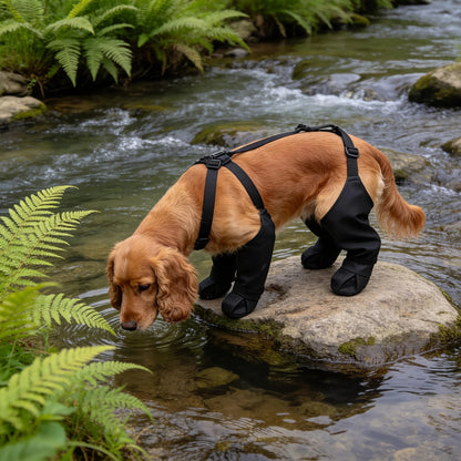Adjustable Pet Rain Boots, Non-slip Breathable Dog Shoes with Safety Buckles for Paw Protection, Lightweight and Easy to Wear   |FREE SHIPPING