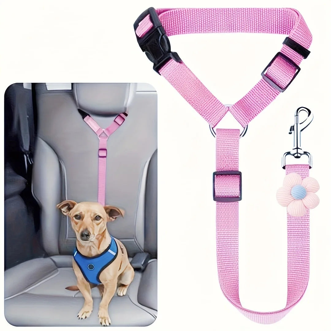 Dog Seat Belt for Vehicle SecurePet Car Tether Safety Leash for Dogs ,Dog Seatbelt Tether Dog Accessories