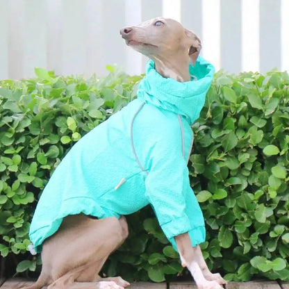 lightweight waterproof sun protection dog jacket quick dry italian greyhound whippet UK Happy Furry