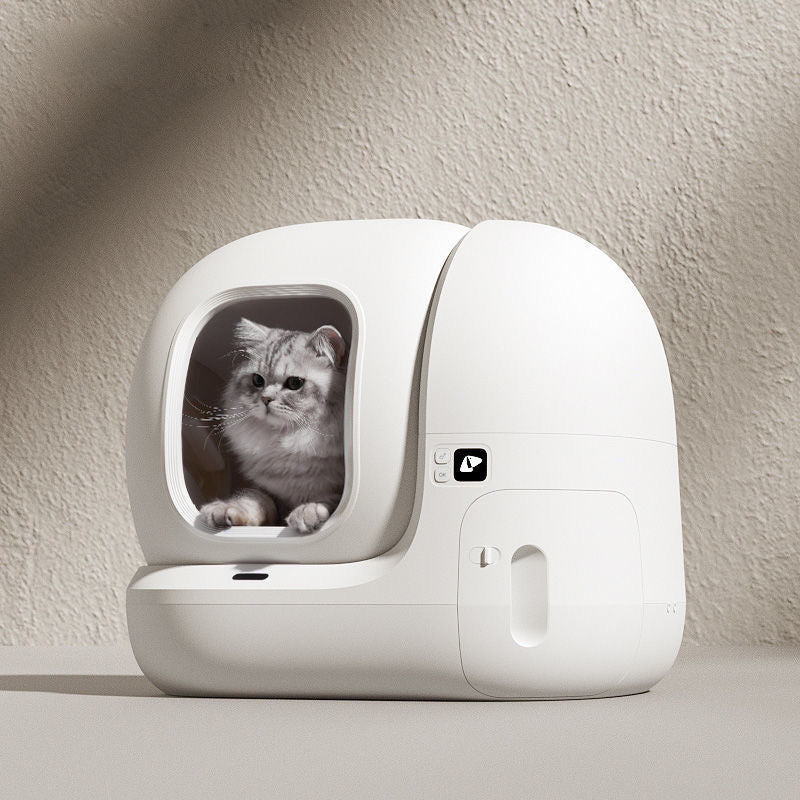smart MAX fully automatic cat litter box large electric enclosed UK Happy Furry
