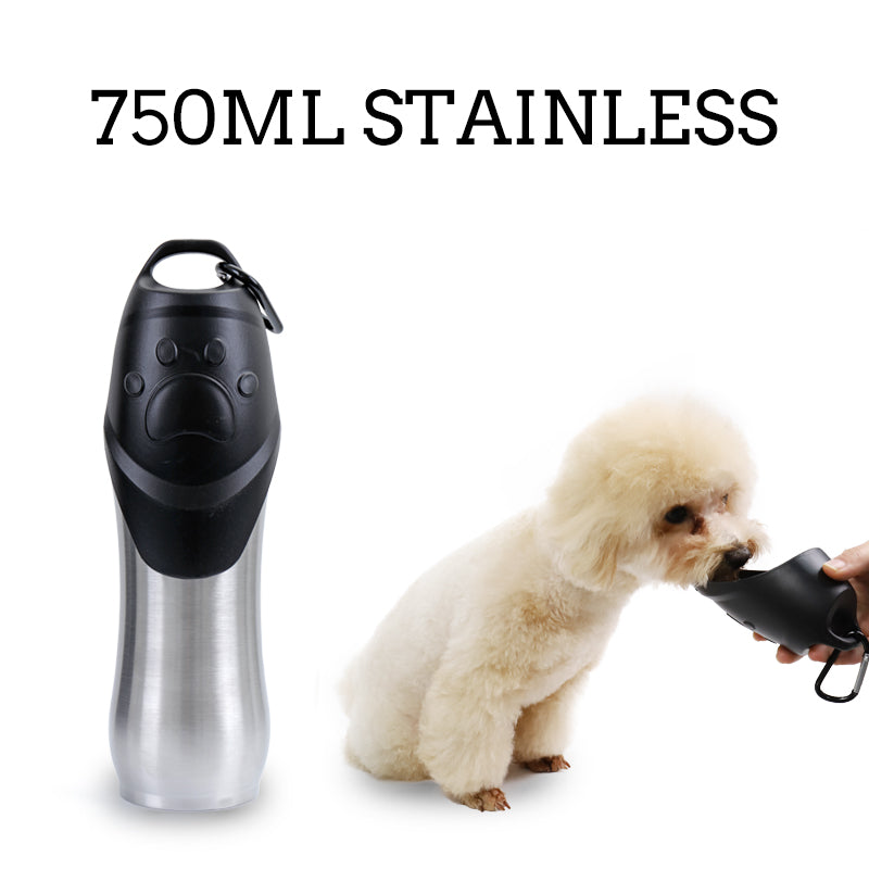 Stainless Steel Pets Drinking Water Bottle – Stainless steel drinking water bottle for pets