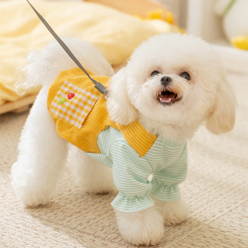 autumn winter dog small animal two legged overalls suit UK Happy Furry