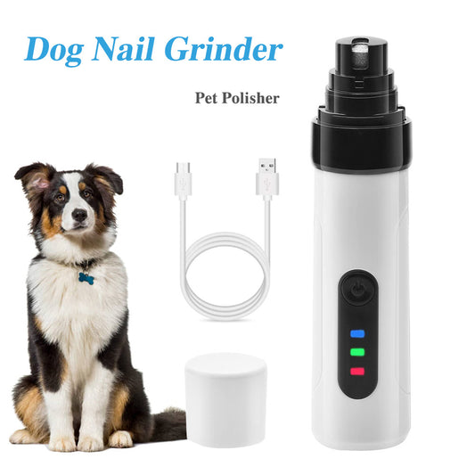 electric dog nail clippers grinders rechargeable USB quiet cat paws grooming trimmer UK Happy Furry