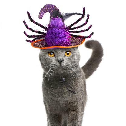 funny halloween cat headdress pet head accessory UK Happy Furry