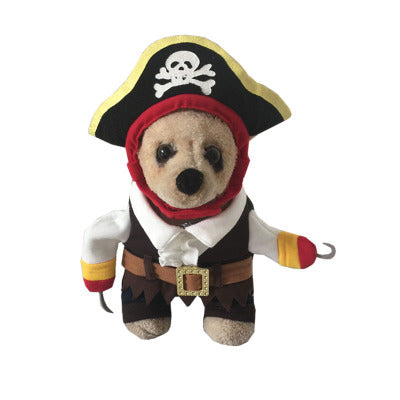 halloween funny pirate dog clothes pet dress up UK Happy Furry