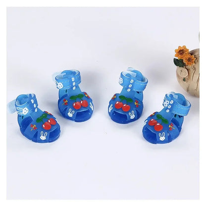 Breathable Pet Shoes Non-Slip Shoes for Small Dogs Trendy Dog Pet Summer Rain Shoes Sandals Waterproof Dog Shoes Dog Supplies   | FREE SHIPPING