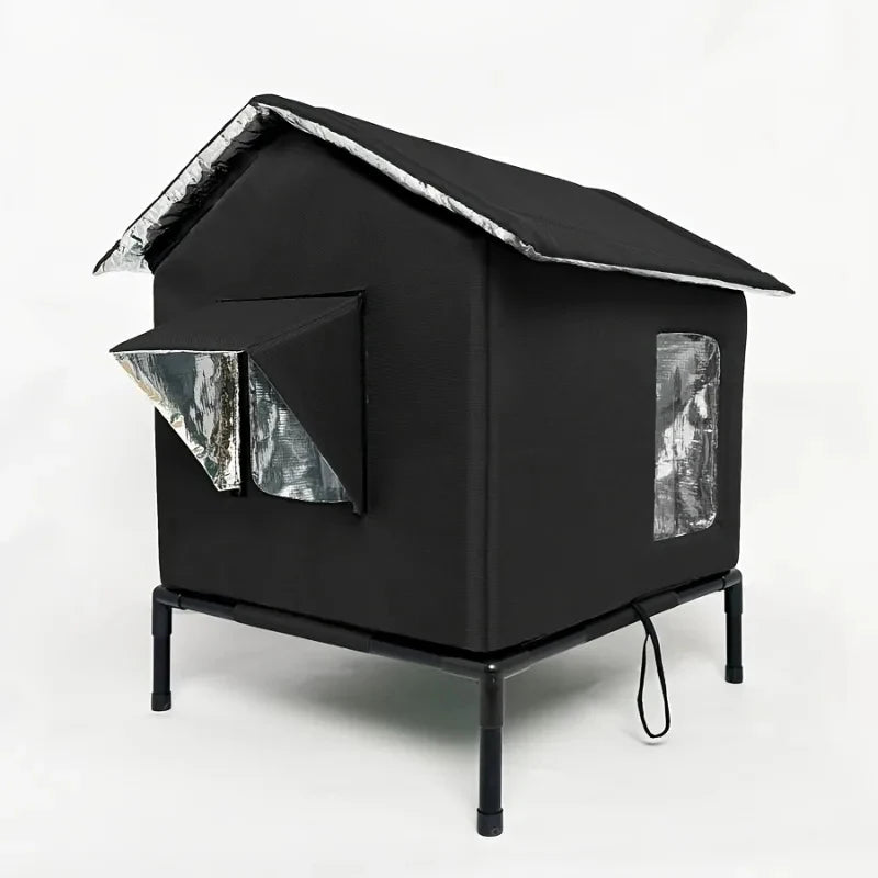 Winter Warm Cat Nest Pet Kitten Nest Insulated Thermal Insulation Outdoor Cat Shelter Stray Cat House Floor Cave Cat Tent