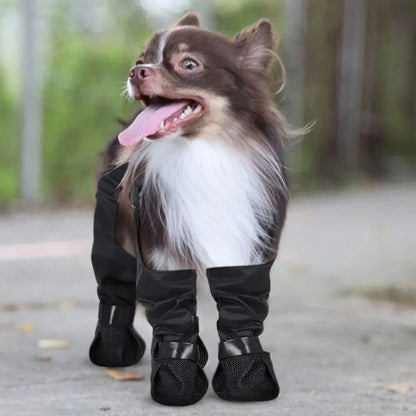 Pets Dogs Shoes Rain Boots Outdoor Waterproof Anti-Slip Boots Adjustable Soft Walking Dog Boots French Bulldog Pet Supplies ﻿   | FREE SHIPPING